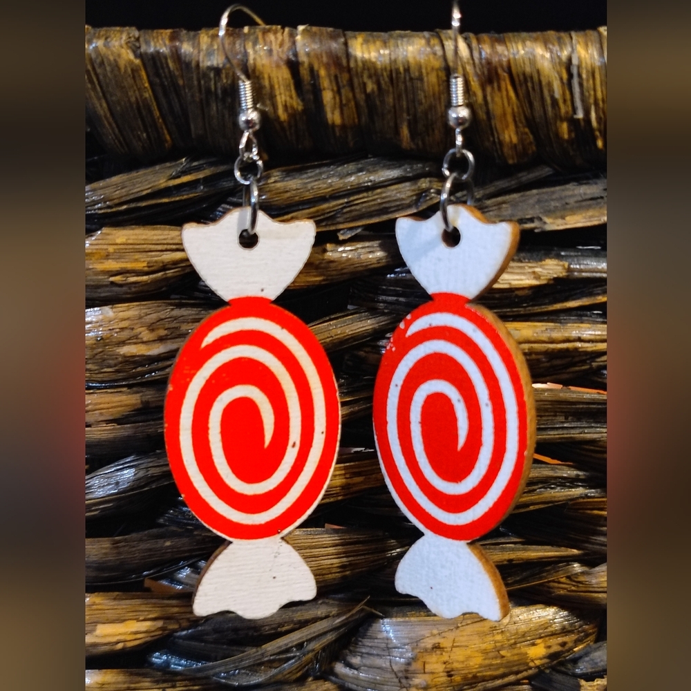 Handmade Candy Earrings | Nickel-Free | Christmas Holiday Jewelry